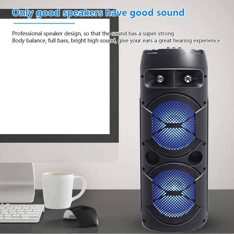 Portable subwoofer 8 inch large karaoke wireless bluetooth speaker MW-538