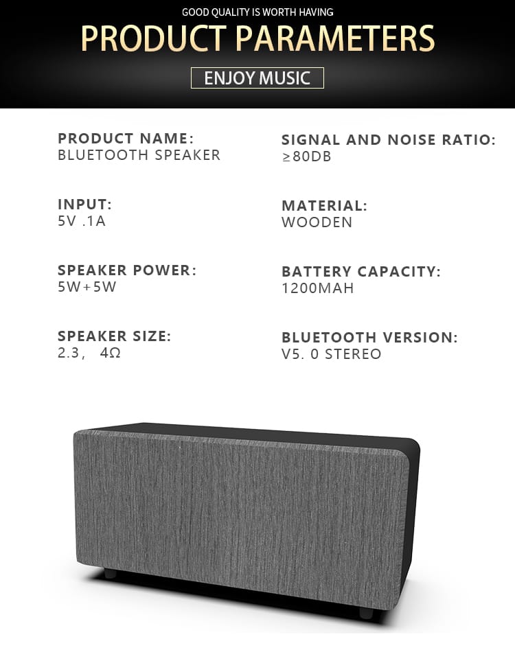 Caixa de som 10w wooden retro 4 ohm speaker subwoofer classroom MW-206