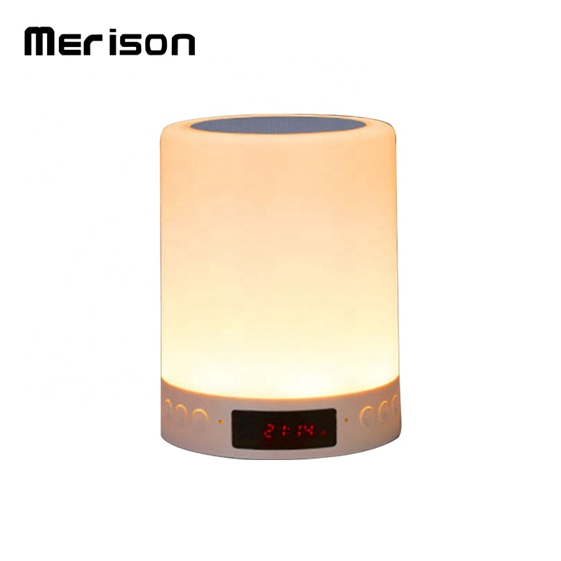 2020 new arrival led color touch lamp portable lamp bluetooth speaker MY-M27