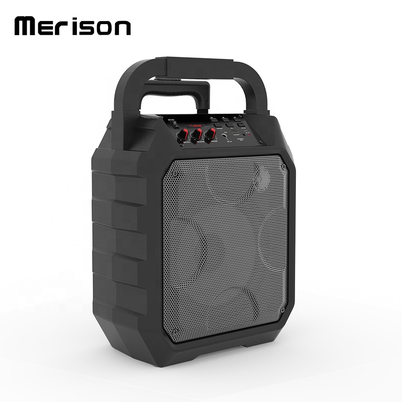 MW-520 2020 outdoor 8 inches trolley portable karaoke party speaker with LED