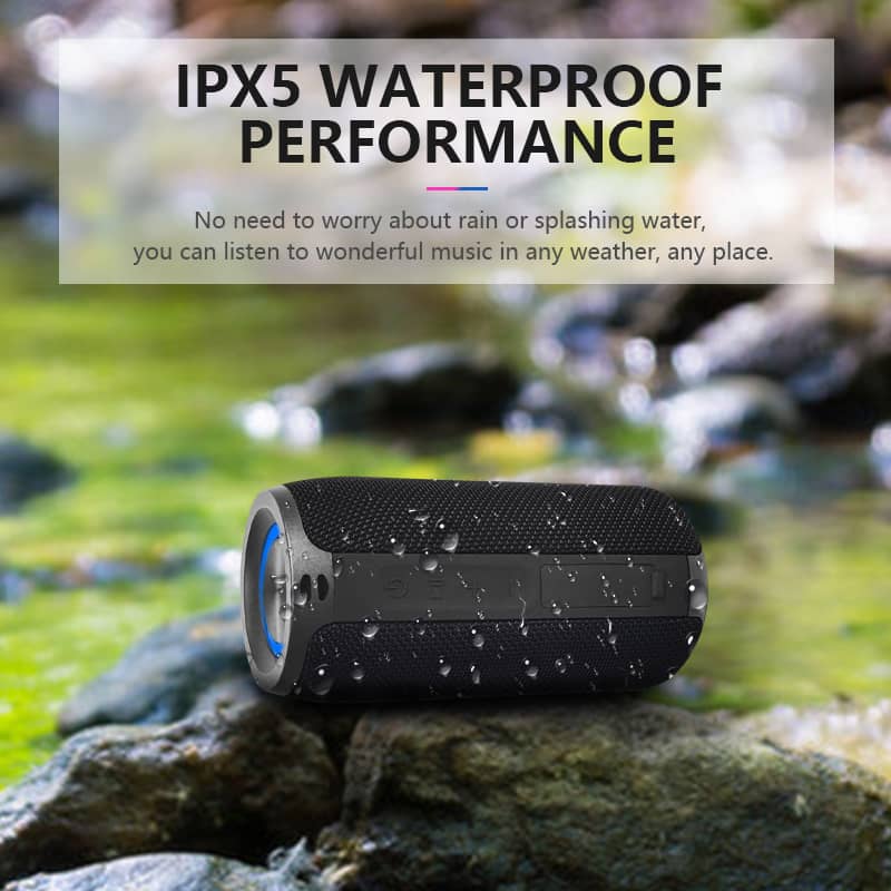 China Factory RGB light IPX5 Waterproof Wireless Speaker MB-395B
