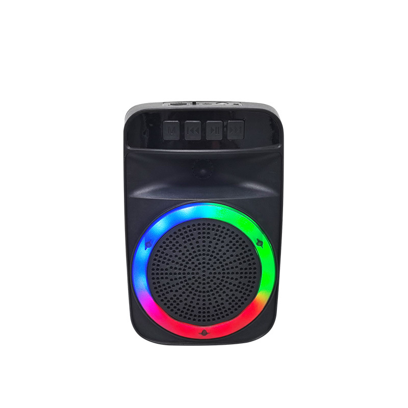 Wireless Surround Sound with LED Party Lights and Karaoke Mic Input MW-591