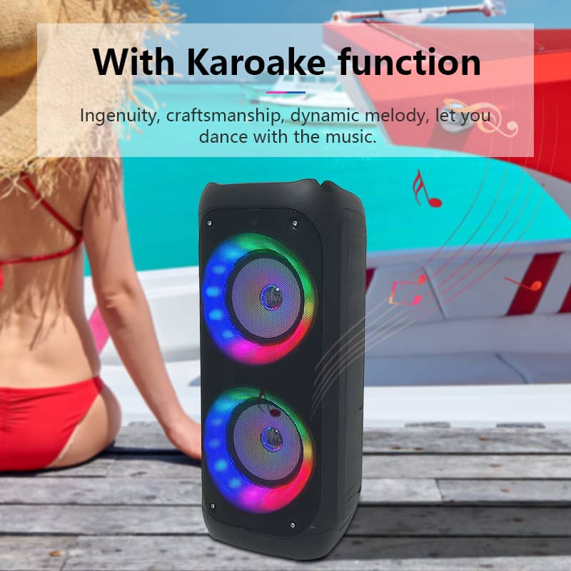 New Arrival Karaoke Speakers Bluetooth with Microphone and Remote Control MW-338